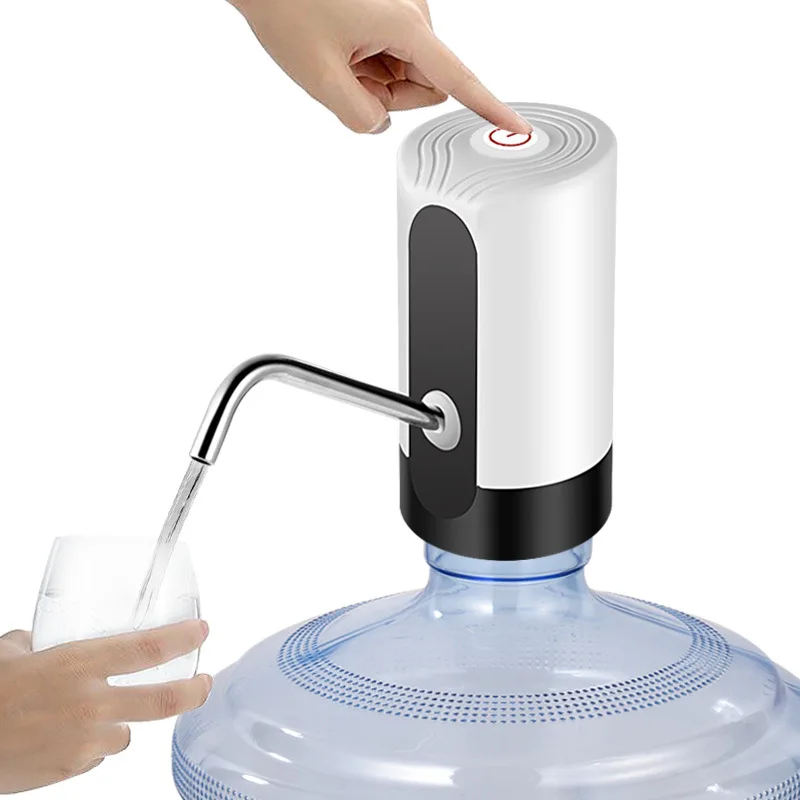 

Automatic Electric Water Pump USB Charging Portable Mini Water Dispenser Home Office Outdoor Barreled Drinking Water Bottle Pump