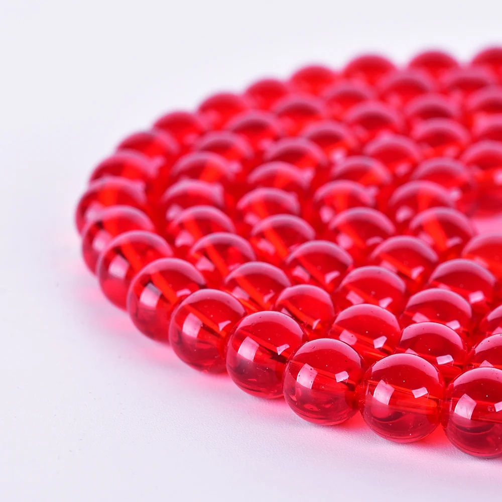 Матовые полированные стеклянные бусины Asingeloo оптовая продажа партия круглых