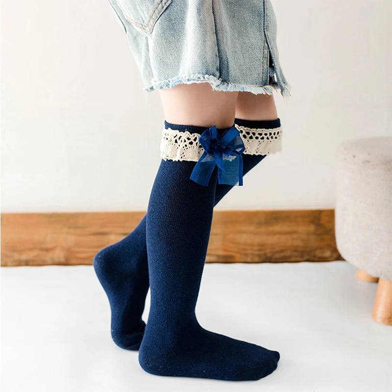 2019 г. Новые Мягкие хлопковые зимние детские чулки колготки для маленьких девочек