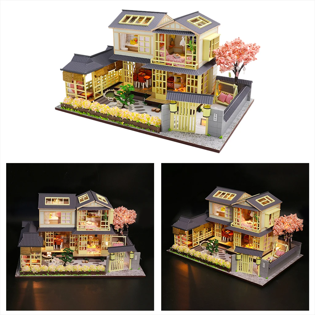

DIY Doll House Kit Miniature Room Kit Toy Furniture Gift for Kids Girls