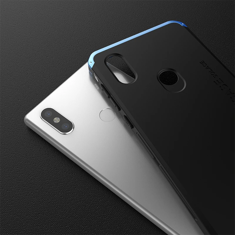 

Metal Aluminum Bumber For Xiaomi Mi Mix 2s Case Silicone Hybrid PC Back Phone Cover For Xiaomi Mix 2S 5.99'' Cases Coque Fundas