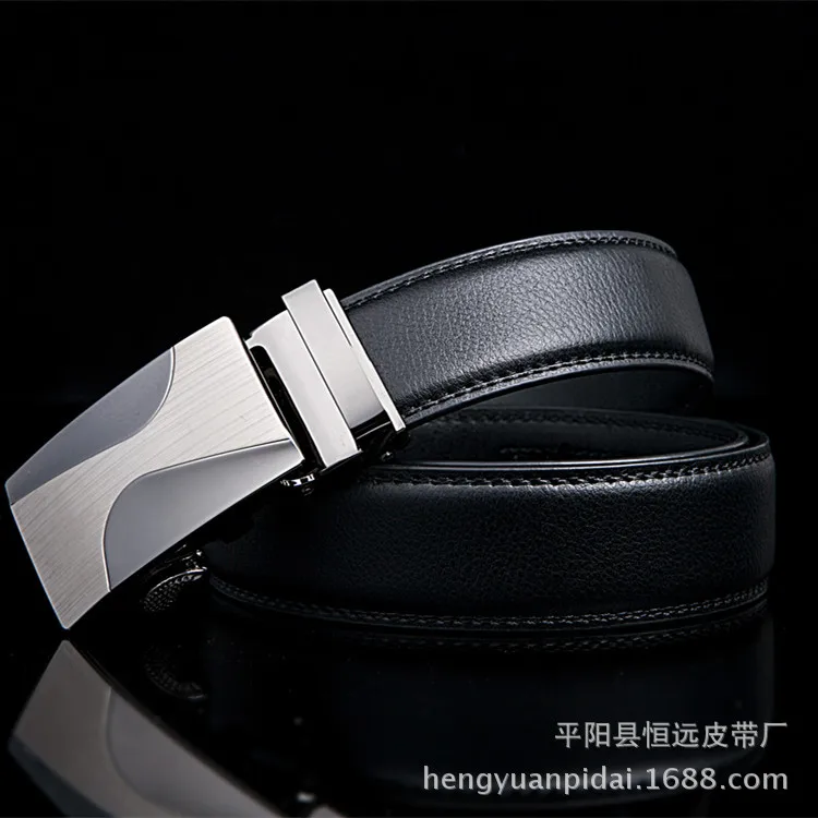 

New Men Business Style belts Fashion brand Luxury belts for men designer belts men top quality Automatic Buckle Cowhide Belts