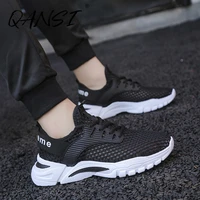 summer lace up men casual sneakers breathable mesh mens sport shoes comfy travel shoes light elasticity safety man sneakers