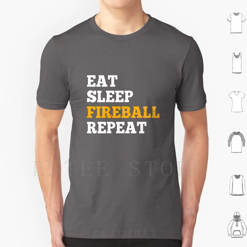 Пишите спящий огненный шар повторный дизайн для геймеров ролевой игры футболка