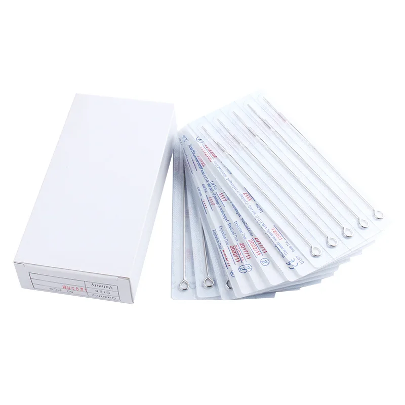 Тату иглы 11RL 50 шт. для перманентного макияжа тату машинка товары татуировок|Иглы