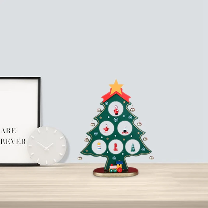 CSS креативные DIY деревянные Рождественские елки украшения Рождественский