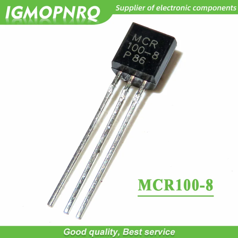 50 шт. MCR100 8 100 TO 92 SCRs 600V 800mA Новый оригинал|10 pcs| |