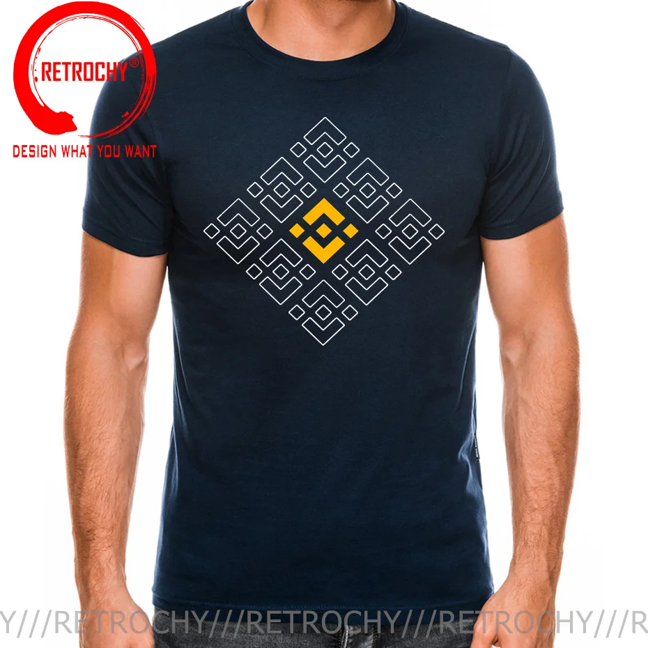 Binance монет (мини) Футболка рубашка криптовалюта футболка крутой Биткоин ЦП