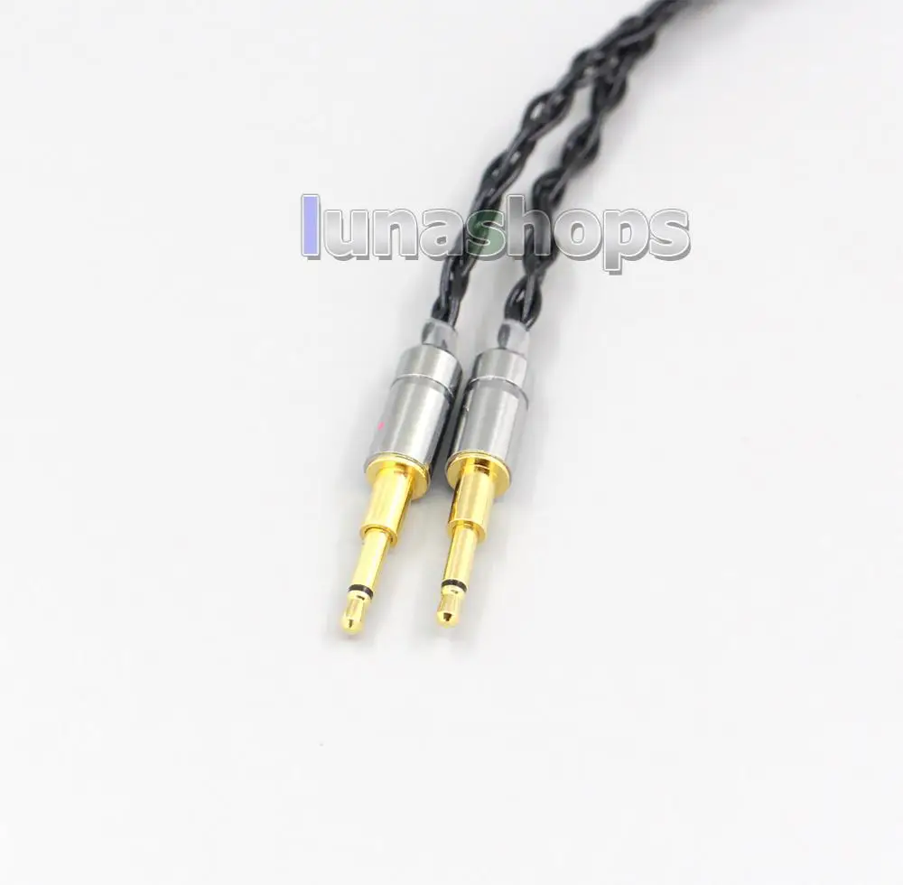 LN006456 XLR сбалансированный 8 ядер OCC Серебряный смешанный кабель для наушников Oppo