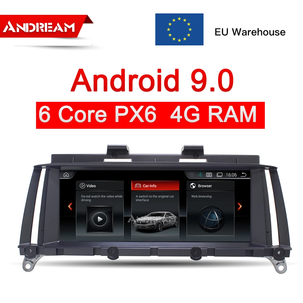 8 &quotAndroid 9 0 4G ram 32G rom для BMW X3 F25 (2000 2016) X4 F26 (2014 Оригинальная головка блока NBT