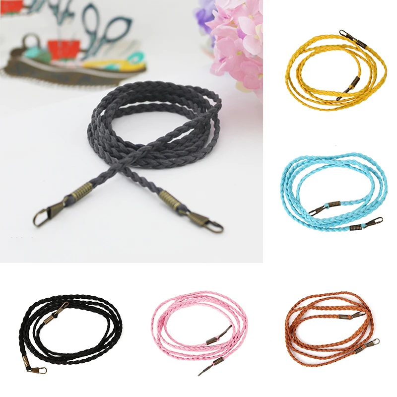 

Replacement Wrist Bag Strap Solid Color Clutch Bag Strap Women Handle Purse Soft Bag Belt PU Leather Woven Wallet Belt