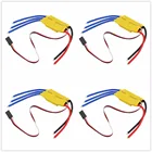 4 шт.лот XXD HW 30A40A ESC бесщеточный контроллер скорости двигателя RC BEC T-rex Вертолет лодка для F450 F550 мини квадрокоптера дрона