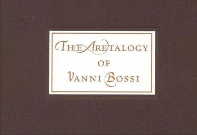 

Stephen Minch The Aretalogy of Vanni Bossi , Magic Tricks