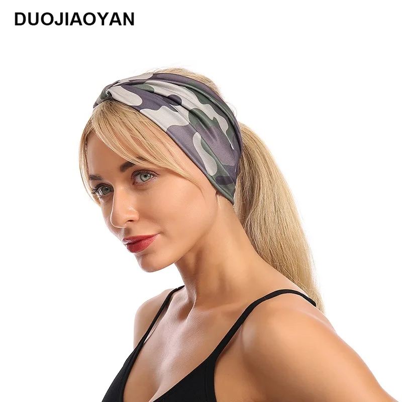 Продажа Модель эластичный le печать доказательство камуфляжная повязка на голову