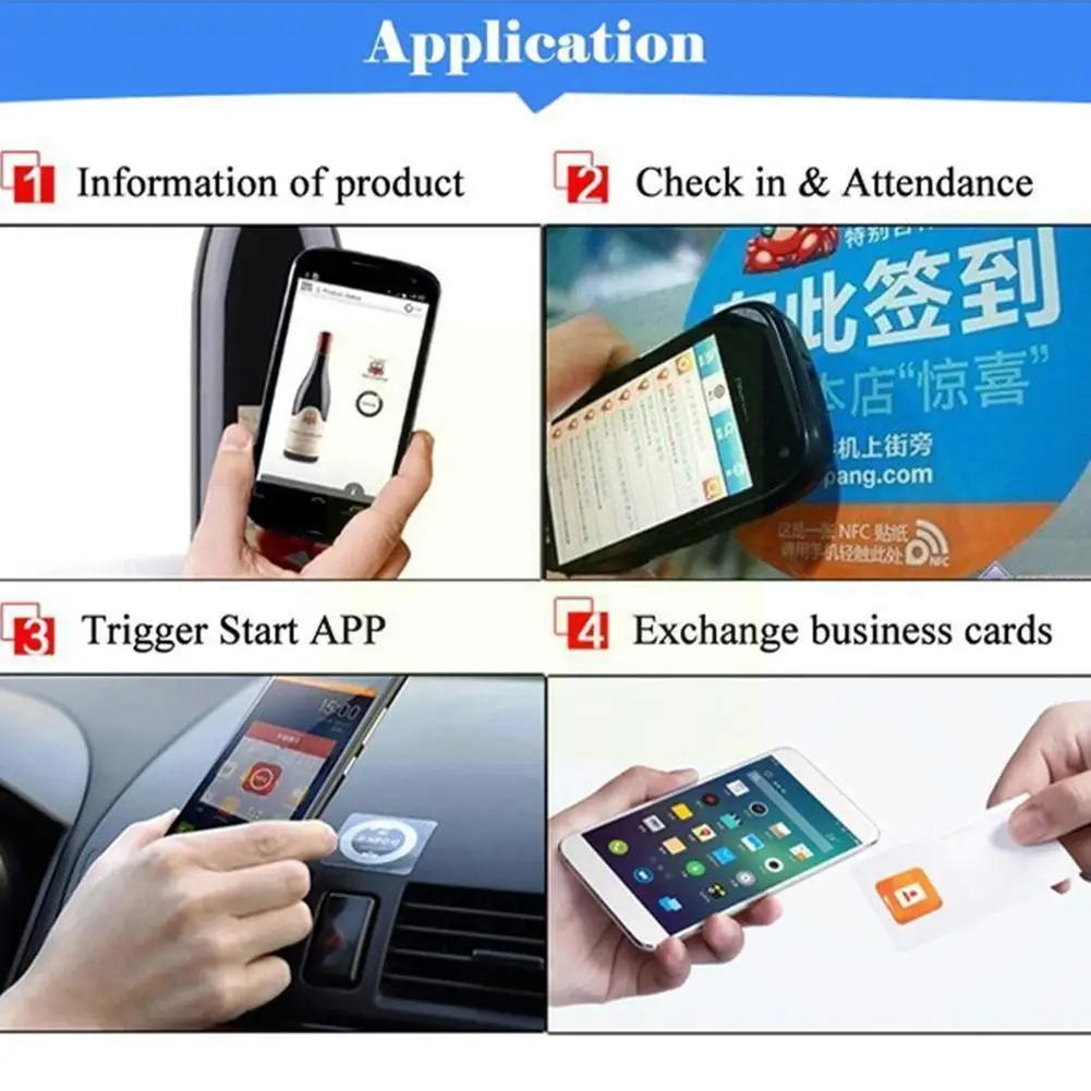 

10 шт., ультралегкие Rfid-метки с Nfc-чипом