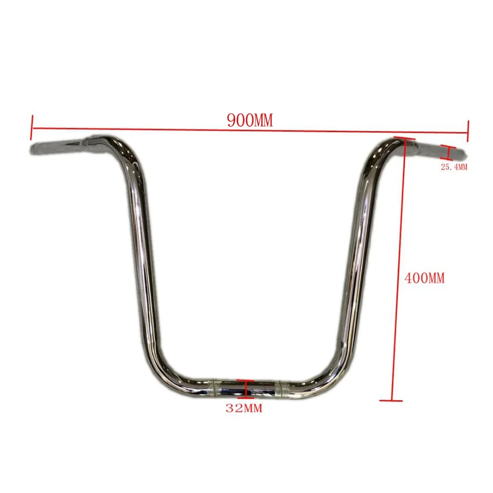 

Motorcycle 32mm Handlebar 12" 14" 16" Rise For Harley Sportster XL883 XL1200 X48 X72 Dyna Road King Fat Boy Road Glide