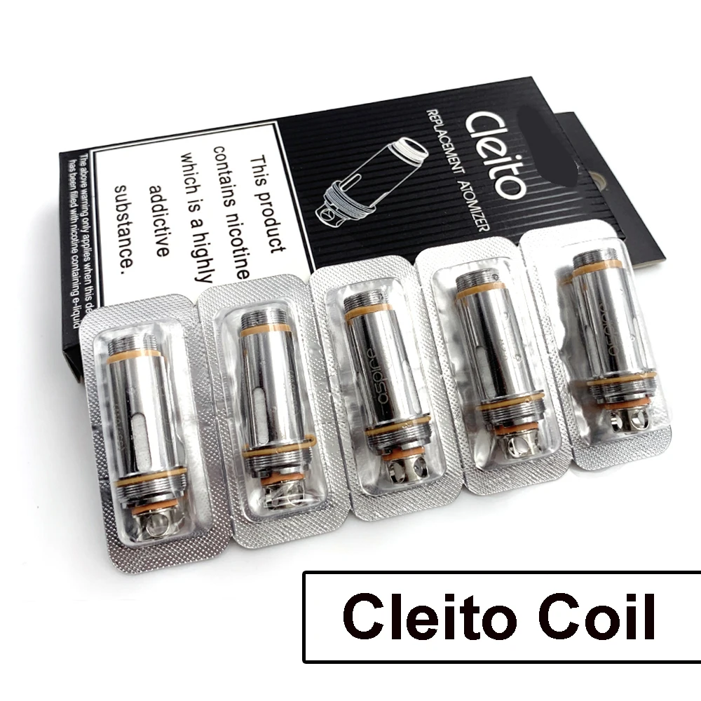 

Vmiss Cleito катушка 0,2 Ом 0,27 Ом 0,4 Ом сердечник для резервуара Cleito сменный распылитель вейп электронная сигарета