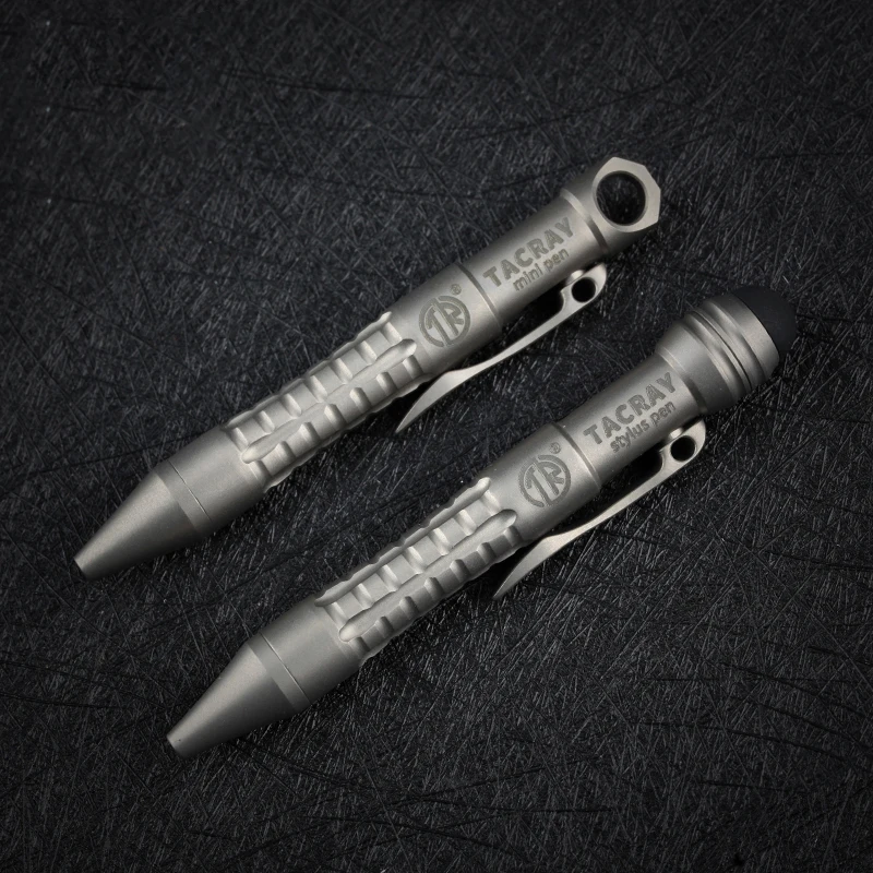 Murah Multifungsi Pertahanan Titanium Alloy Pena Taktis Dilengkapi Dengan Jendela Rusak Pena Anti Serigala Senjata EDC Sentuh Kapasitor Pen