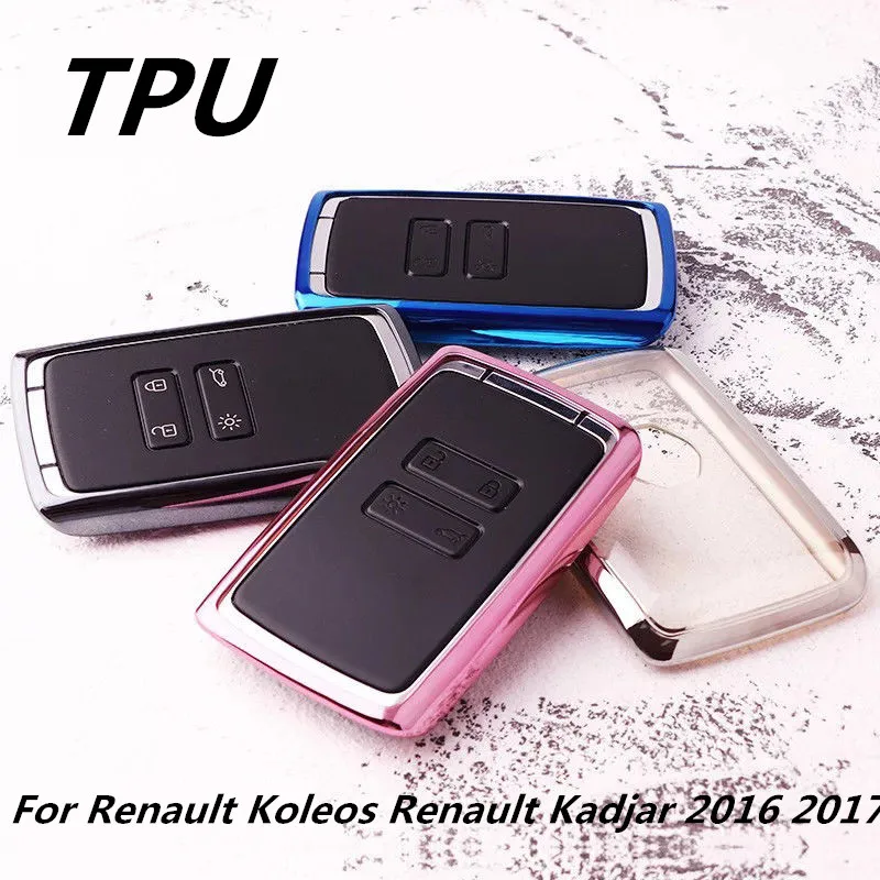 1 шт. Мягкий ТПУ чехол для автомобильного ключа с дистанционным управлением Renault