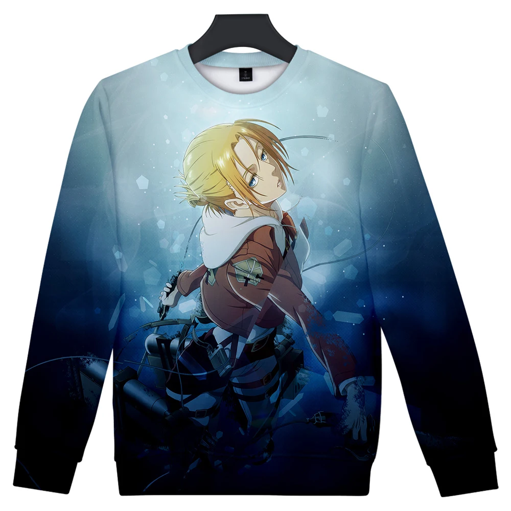 

New Men Women Oversized Coat Attack on Titan Sweatshirt Pullovers casual Unisex Sweatshirt Autumn Winter Clothing