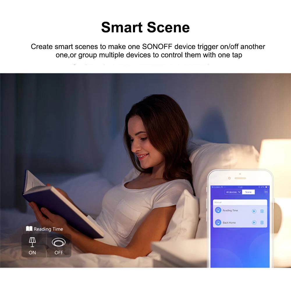 

SONOFF US Standard Smart WiFi Switch 1 2 3 Gang 433MHz Wireless Control RF Remote Controller Compatible with Google Home Alexa