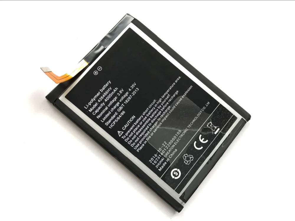 umi plus battery replacement 426486hv high quality large capacity 4000mah back up battery for umi plus e smart phone free global shipping