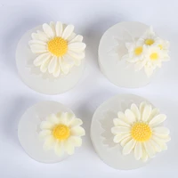 diy flower daisy soft epoxy silicone molds decorating tool clay wax epoxy resin mold for jewelry