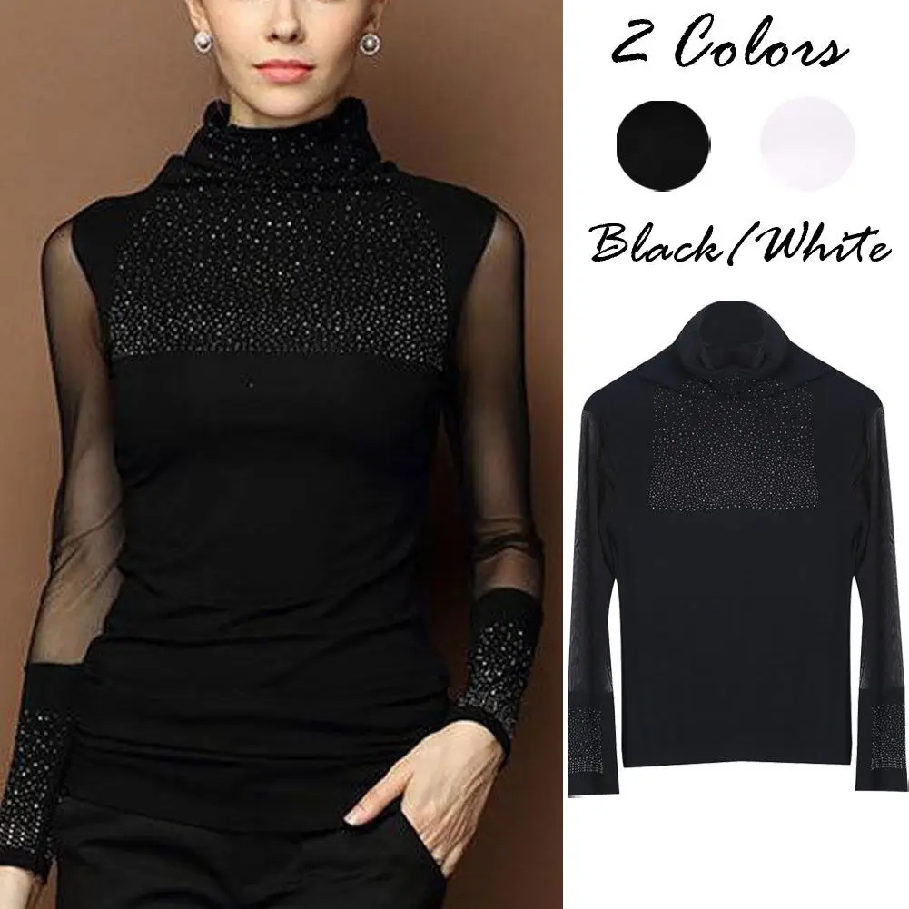 Соблазнительная Женская водолазка лидер продаж футболка современная женская