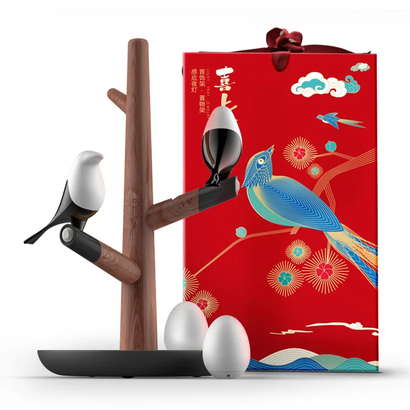 

СВЕТОДИОДНЫЙ Ночник из массива дерева с датчиком присутствия, светильник с интеллектуальным управлением через USB, силиконовая Подарочная п...