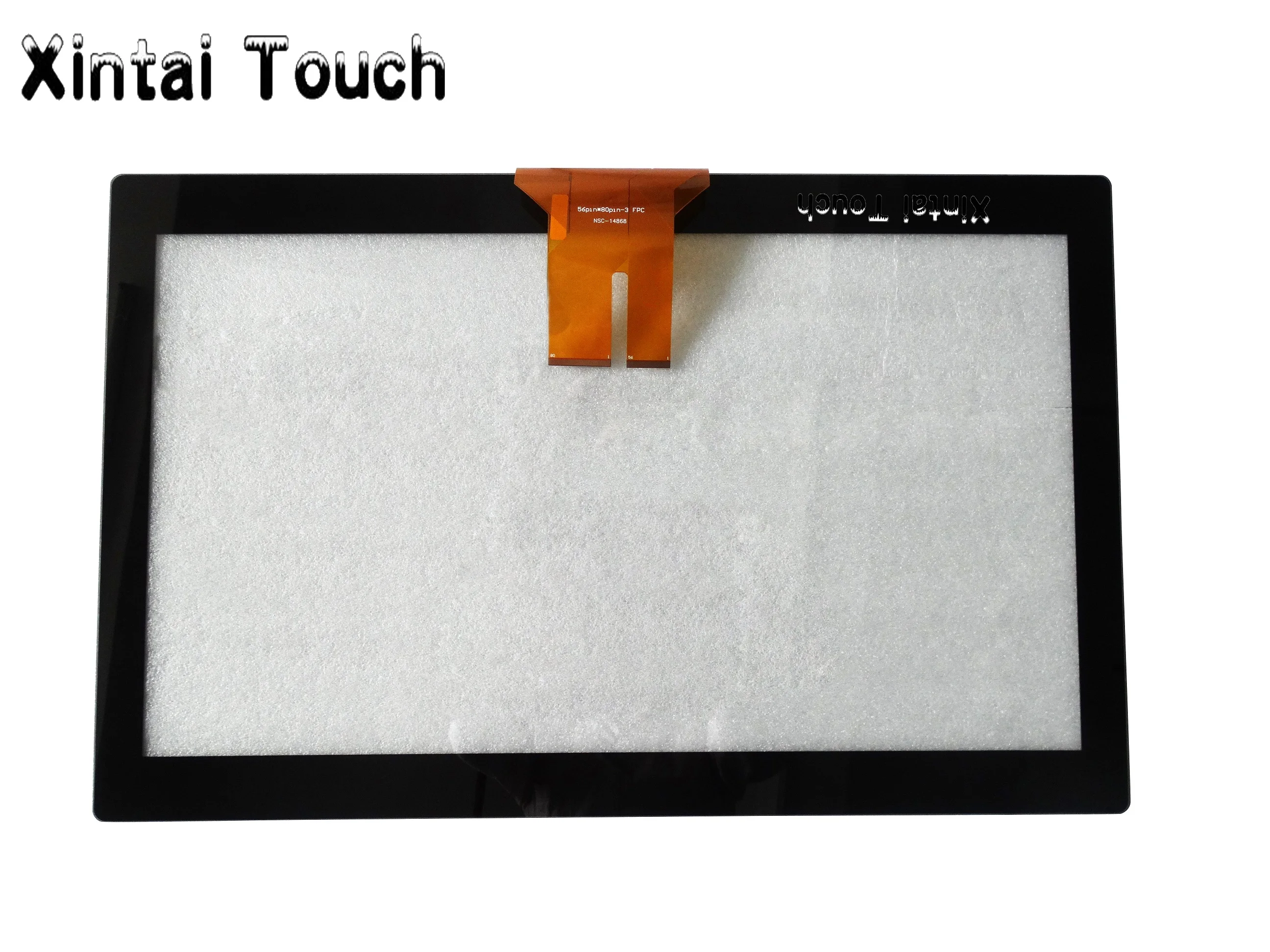 

Driver free 23.8" projected capacitive touch screen 10 points PCAP touch panel overlay kit with USB controller for kiosk