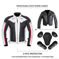motorcycle jacket pants suit summer winter body armor protective gear windproof motocross jacket moto protection equipment