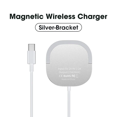 15 Вт магнитное Беспроводное зарядное устройство для iPhone 14 13 12 Pro Max Mini QI Быстрая зарядка для Samsung USB C PD адаптер магнитное зарядное устройство