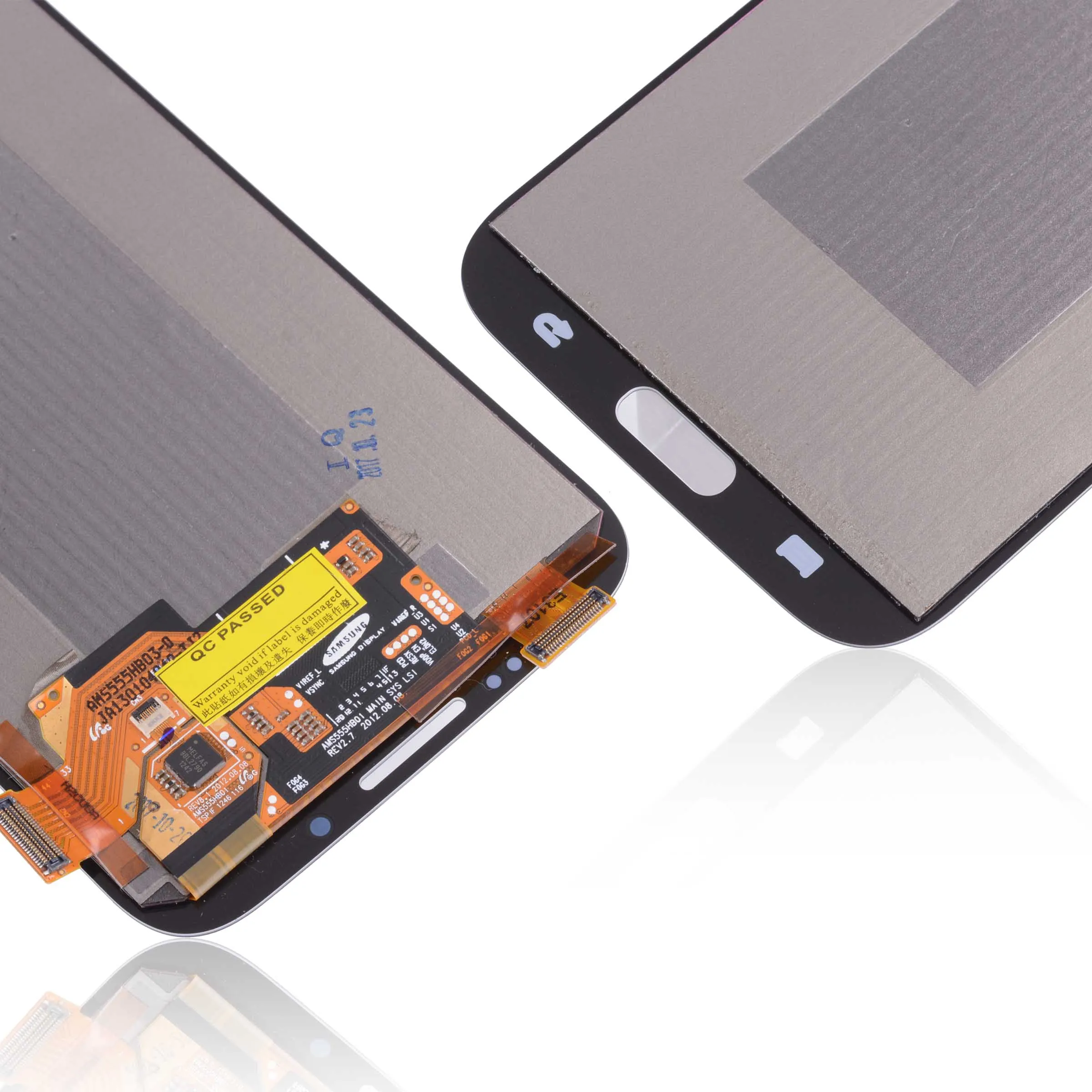 100% Оригинальный AMOLED дисплей для SAMSUNG Galaxy Note 2 lcd сенсорный экран дигитайзер с