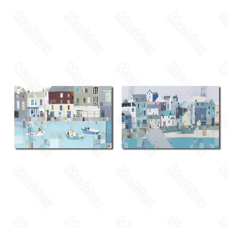 

Frameless Style Modern Chinese Nostalgic Retro Style House Building Creative Personality Living Room Bedroom Paintings