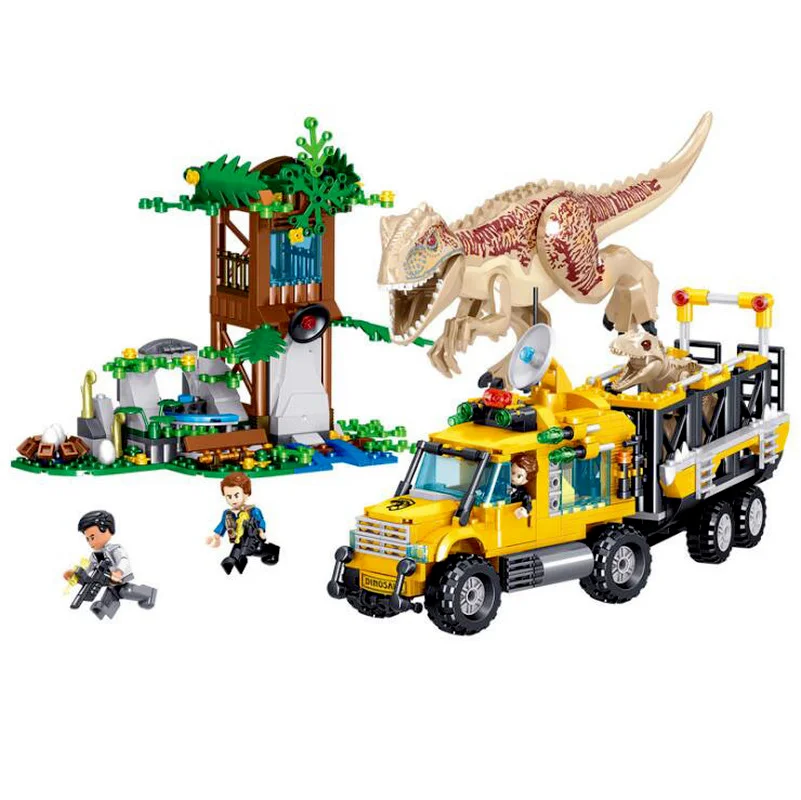 

2021 New Ideas Creator Jurassic Dinosaur Animal Park World 2 Building Blocks Kit Bricks Toys for Children Kids Holiday Gift