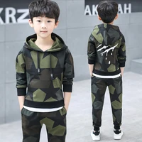 teen boys clothes set kids tracksuit camouflage costume hoodies tops pants children clothing boys outfits 4 6 8 9 10 12 14 years