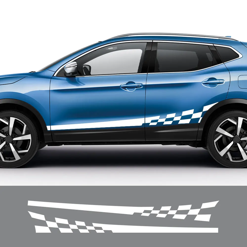 

Автомобильные наклейки на талию, наклейки для Nissan Qashqai j11 Sylphy Note, Juke X-Trail Teana Tiida, патруль, лист, румяна, автомобильные аксессуары