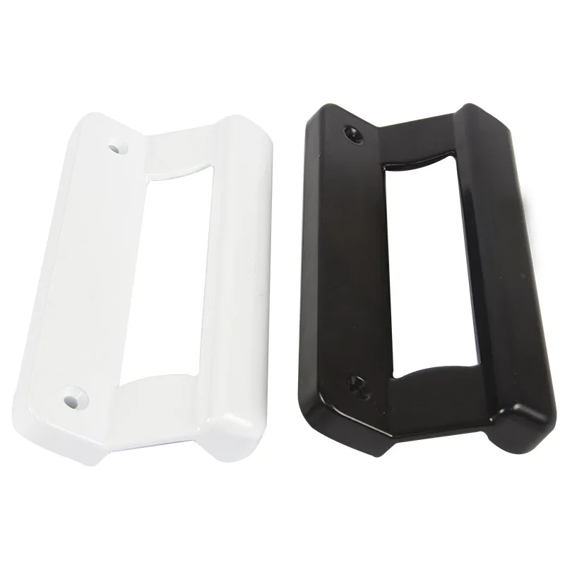 Белый цинковый сплав пластик Сталь раздвижные дверные ручки Стекло окна