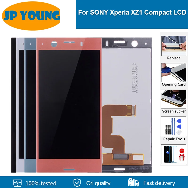 ЖК-экран 4 6 дюйма для SONY Xperia XZ1 компактный дисплей XPERIA Mini оригинальный ЖК-дисплей