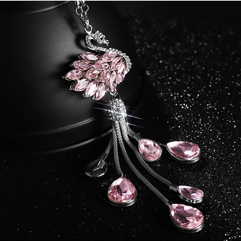 Автомобильная подвеска с лебедем креативная Корейская Милая женская для