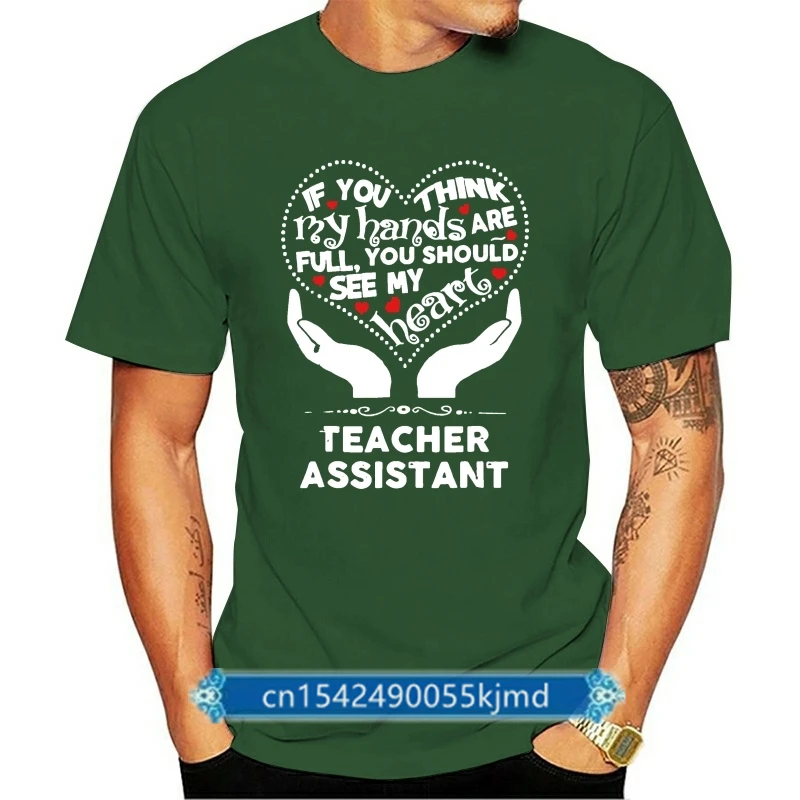 

Order Teacher Assistant Heart T Shirt Back To School Unisex T-Shirt