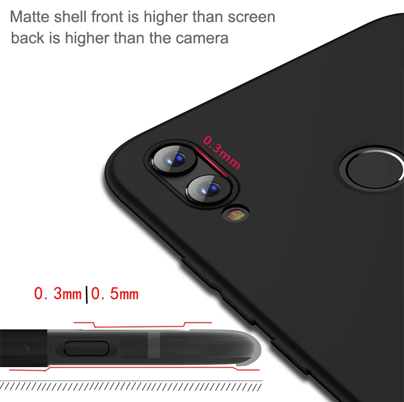 Soft Case for Huawei Honor 9X Pro V30 20S View 30 10 20 8 9 Lite 8C 8X 8A 7A 7X 7C 6X 6A Play 3 3E10i 20i Phone Cover |