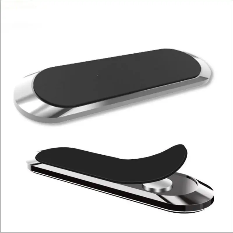 Magnetic Car Phone Holder Stand for iphone Samsung Xiaomi Wall Metal Magnet GPS Car Mount Dashboard Mini Strip Shape Stand