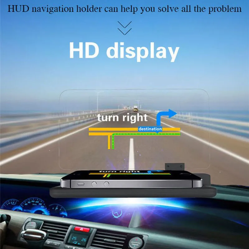 DOXINGYE HUD GPS навигация Универсальный Автомобильный держатель для сотового телефона