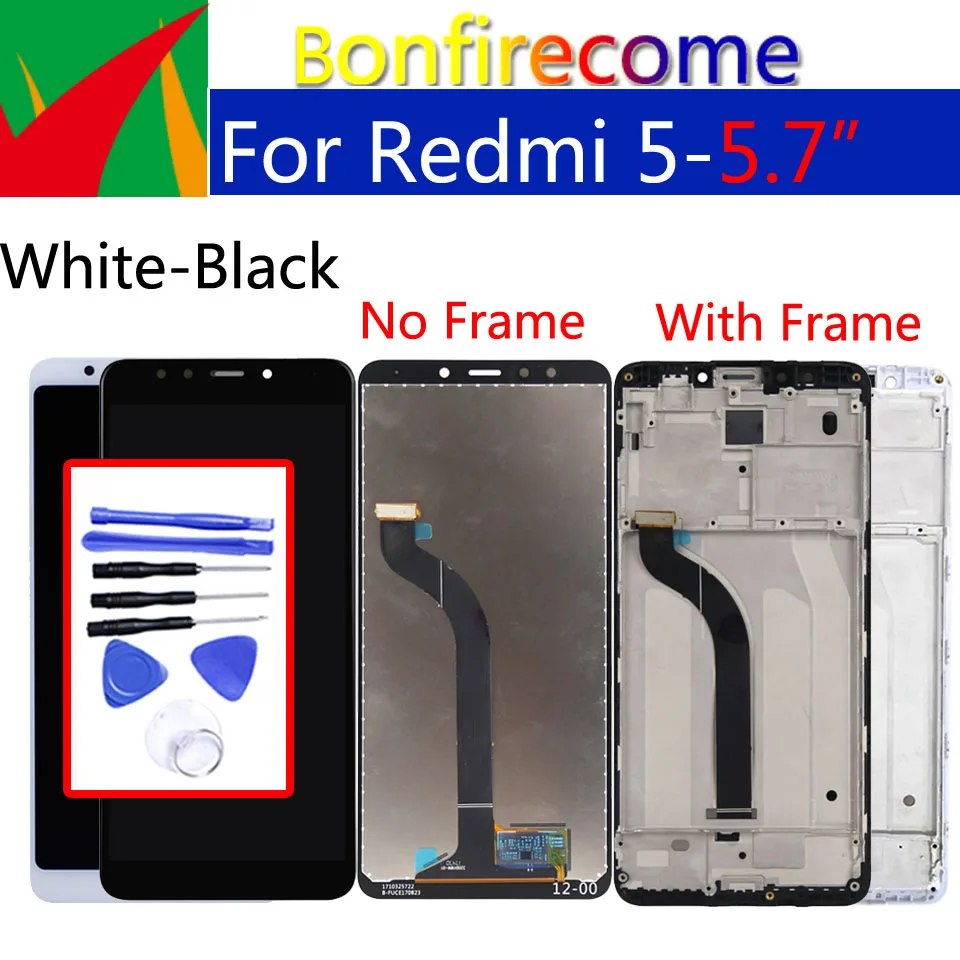 5 7 &quotОригинальный ЖК дисплей для Xiaomi Redmi сенсорный экран дигитайзер рамка в сборе