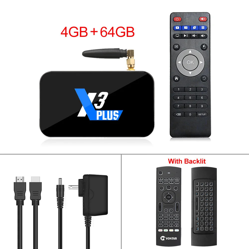 X3 PLUS MX3 ТВ-приставка Amlogic S905X3, Android 9,0X3 Plus, 4 Гб ОЗУ, 64 Гб ПЗУ, X3 PRO, ТВ-приставка, 2,4G/5G, WiFi, 1000 M, 4 K, X3, куб, медиаплеер - Цвет: X3 PLUS MX3