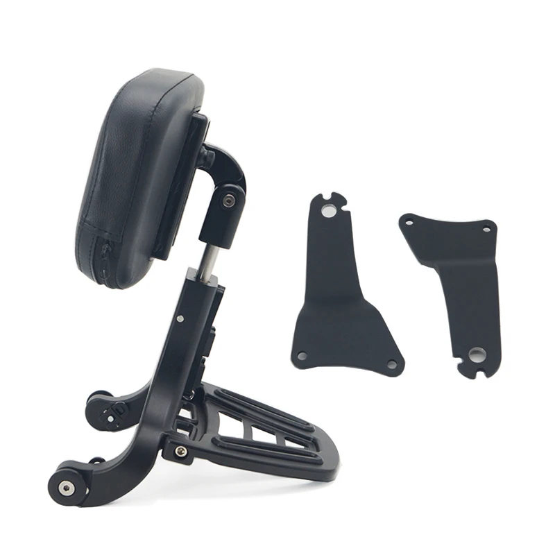 

Multi-Purpose Driver Passenger Backrest Black Chrome For Harley Touring 2009-2013