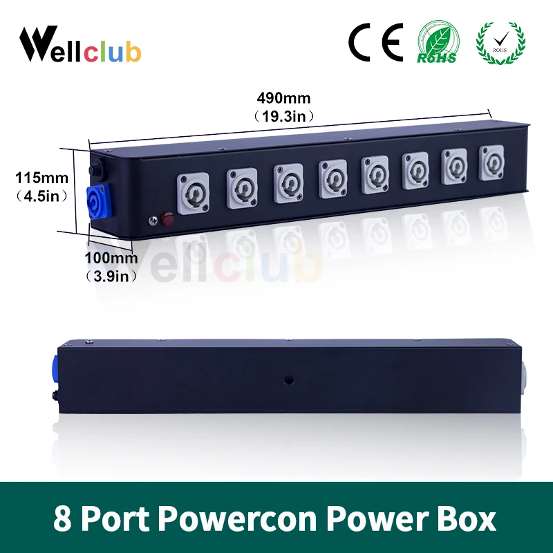 Блок питания с 8 портами для освещения сцены ди-Джея 1 шт. | Лампы и освещение