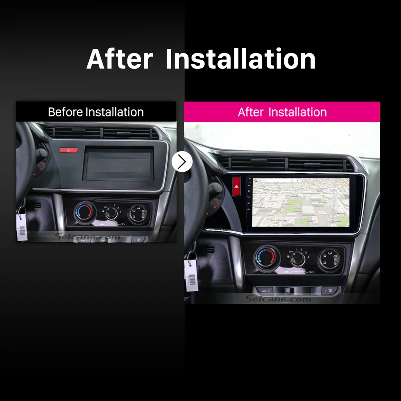 Автомагнитола Seicane 2DIN Android 10 0 GPS-навигатор стереоплеер для Honda CITY 2014 2015 2016 2017 1 |