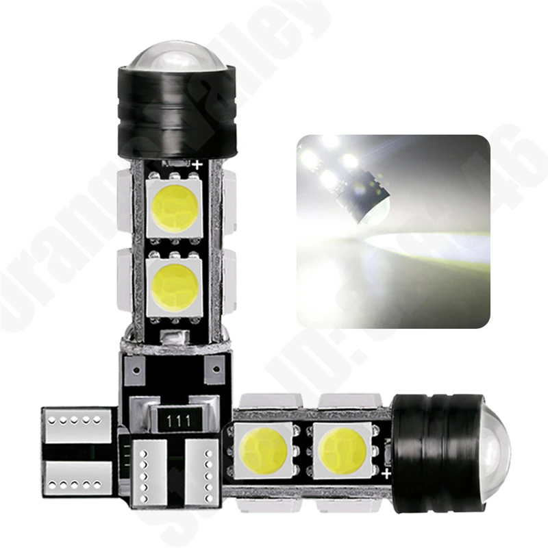 100 шт. Оптовая продажа Детское нижнее белье T10 W5W 501 168 4 8 светодиодный 5050 SMD COB CANBUS Error